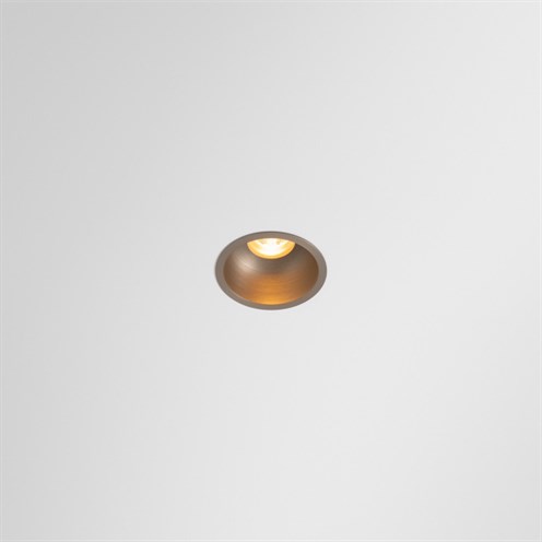 Modular+Minude Recessed 56 1x LED 5.7/8.5W 446/602lm 350/500mA 2700K CRI>90 29°, IP54, süvisvalgusti, anodeeritud harjatud hõbepronks, liiteseadmeta